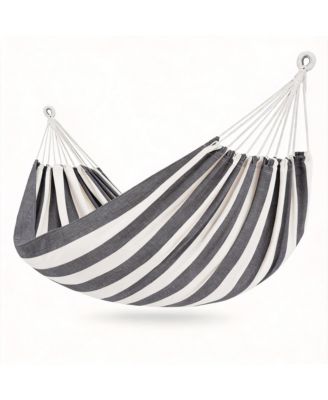 Double Brazilian Hammock with Tree Straps Travel Bag Portable camping hammock set