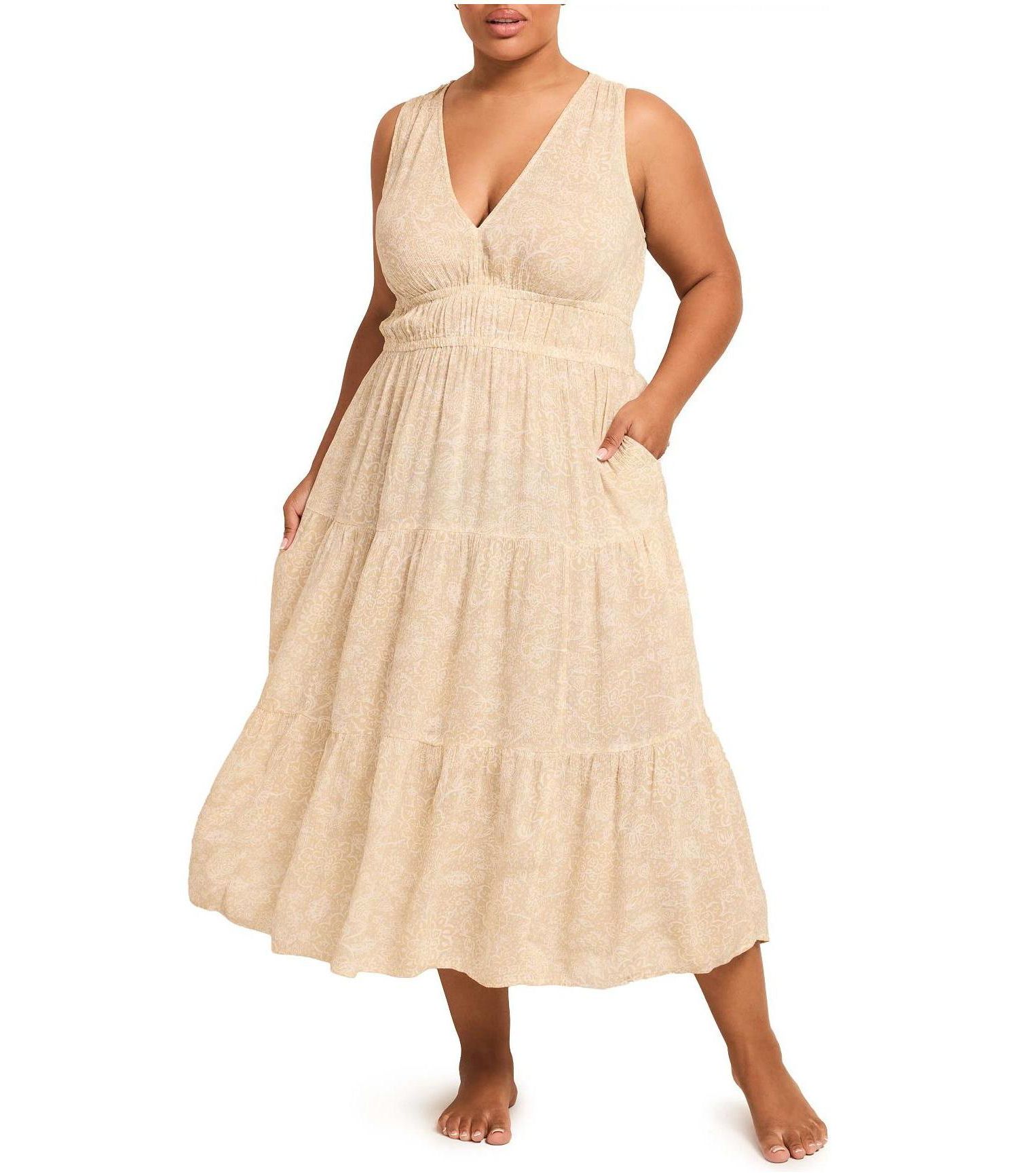 Women's Zahira Plus-Size Lounge Dress