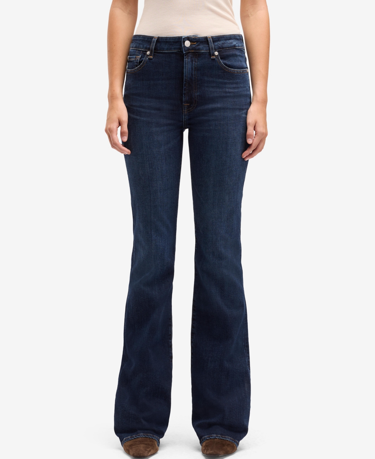 7 For All Mankind Women's The Leggy Bootcut Mid-Rise Jeans