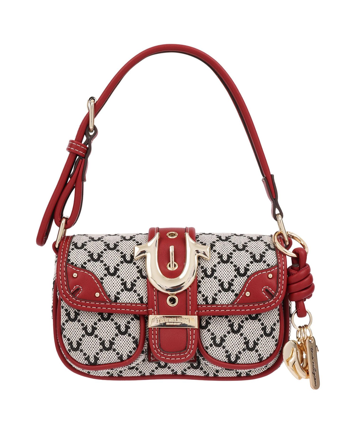 Multi-Strap Denim Shoulder Bag