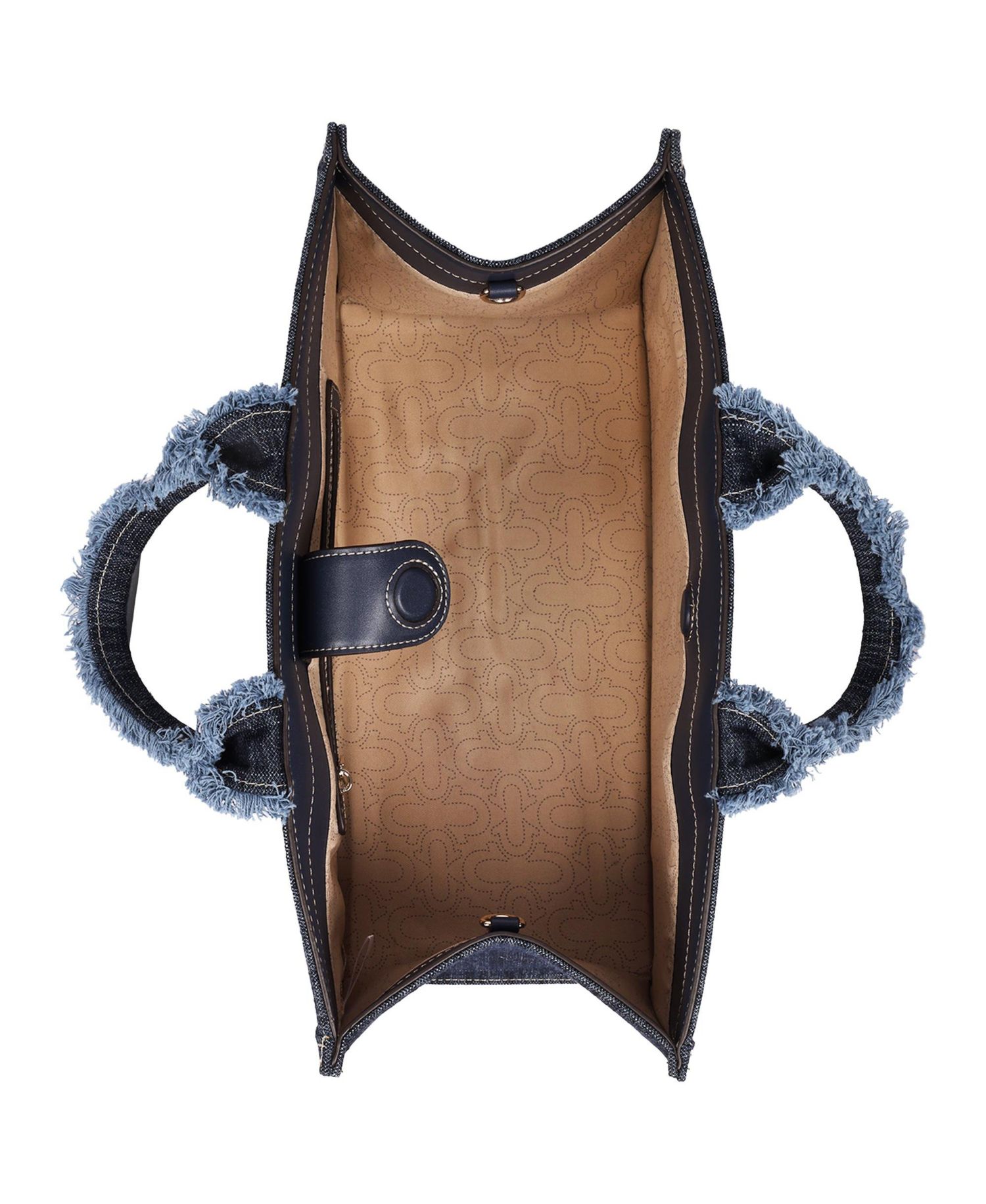 Multi-Strap Denim Shoulder Bag