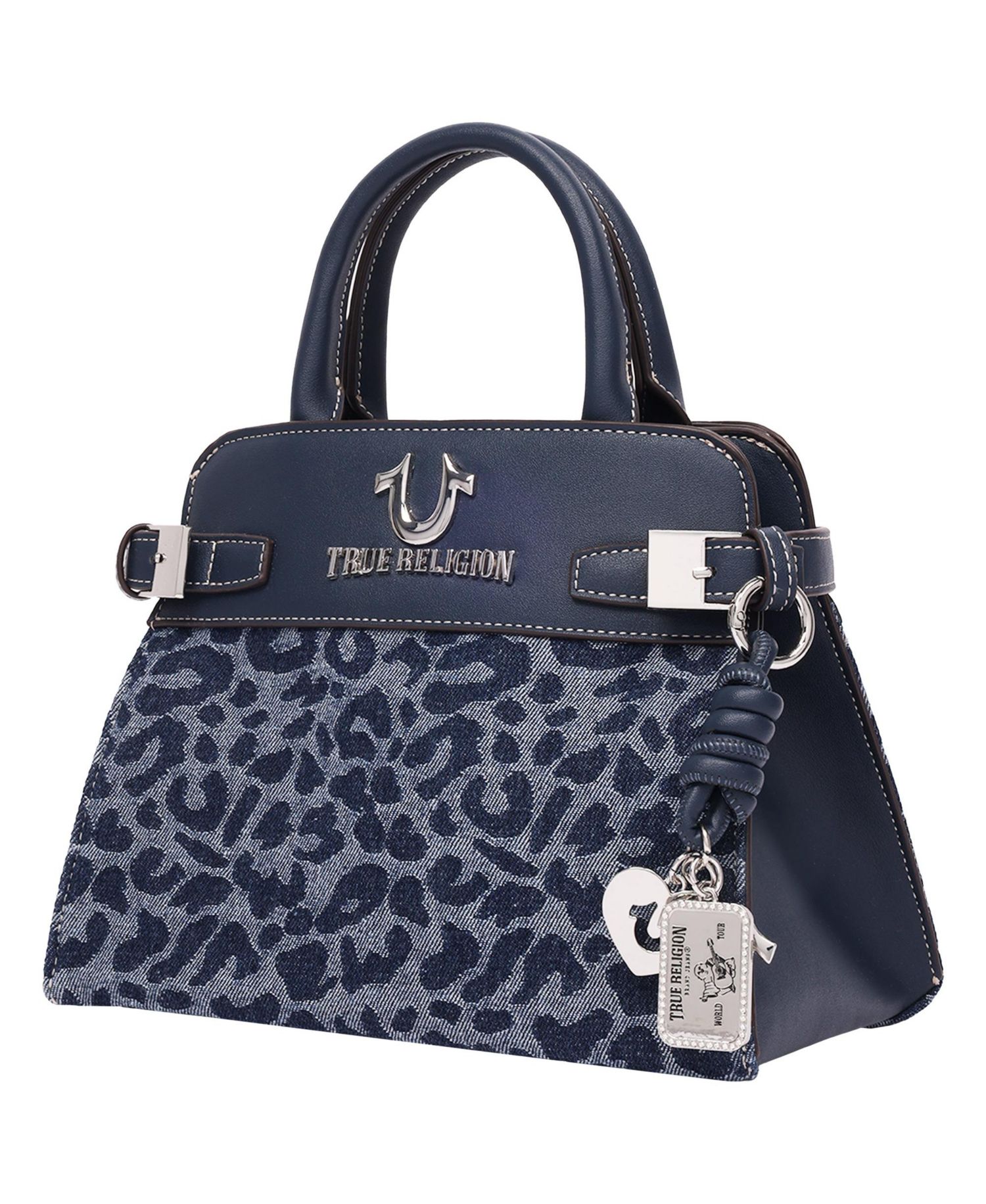 Multi-Strap Denim Shoulder Bag