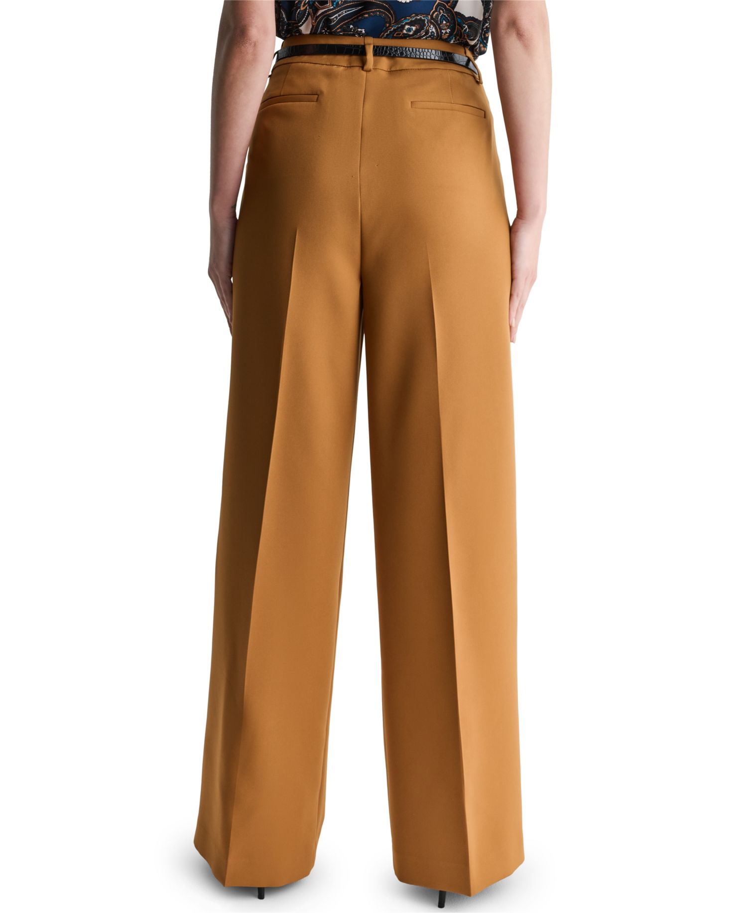 Women's Pleated Wide-Leg Pant