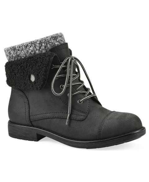 Женские ботинки Cliffs by White Mountain Duena Lace-Up Hiker Booties, цвет: Чёрный