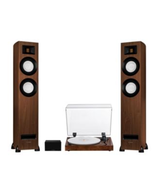 RT85N and Ri91 Nagaoka MP-110 Cartridge 150W Turntable and Powered Speaker System
