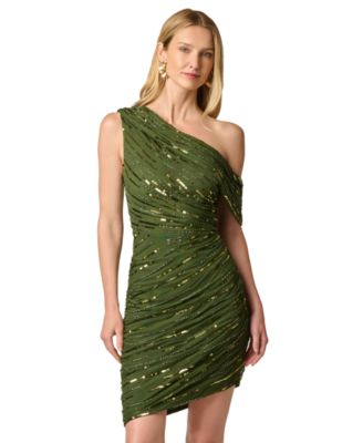 Women's Off-the-Shoulder Beaded Sleeveless Dress
