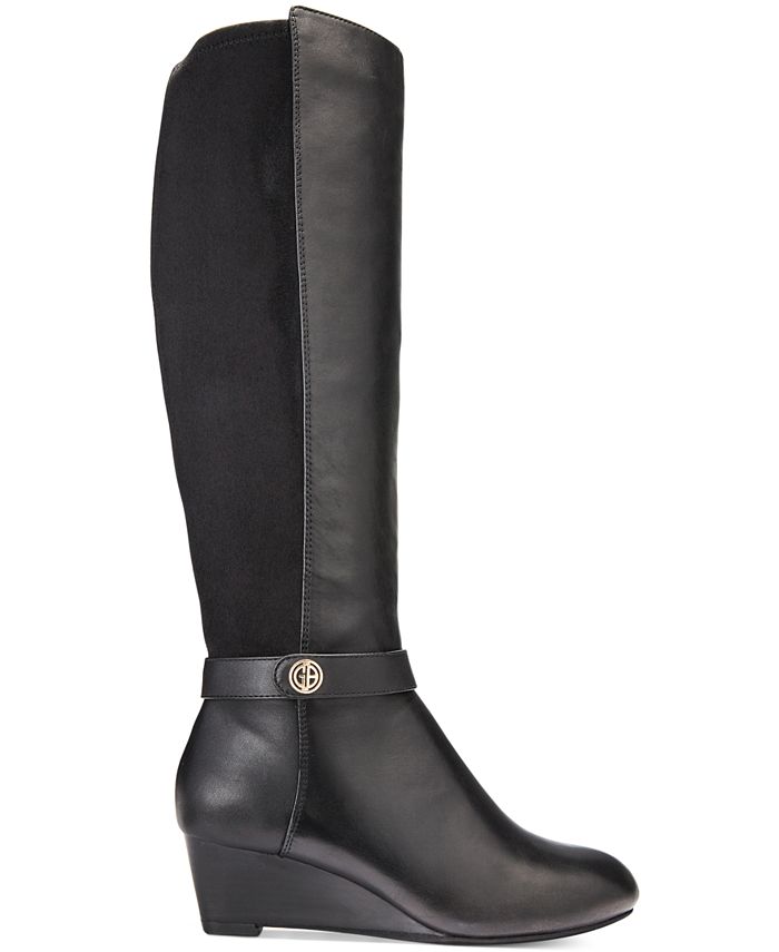 giani bernini wide calf boots