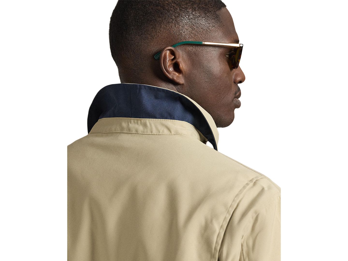 Мужская куртка Polo Ralph Lauren Big & Tall Bi-Swing Windbreaker Jackets, цвет: Хаки — фото 3