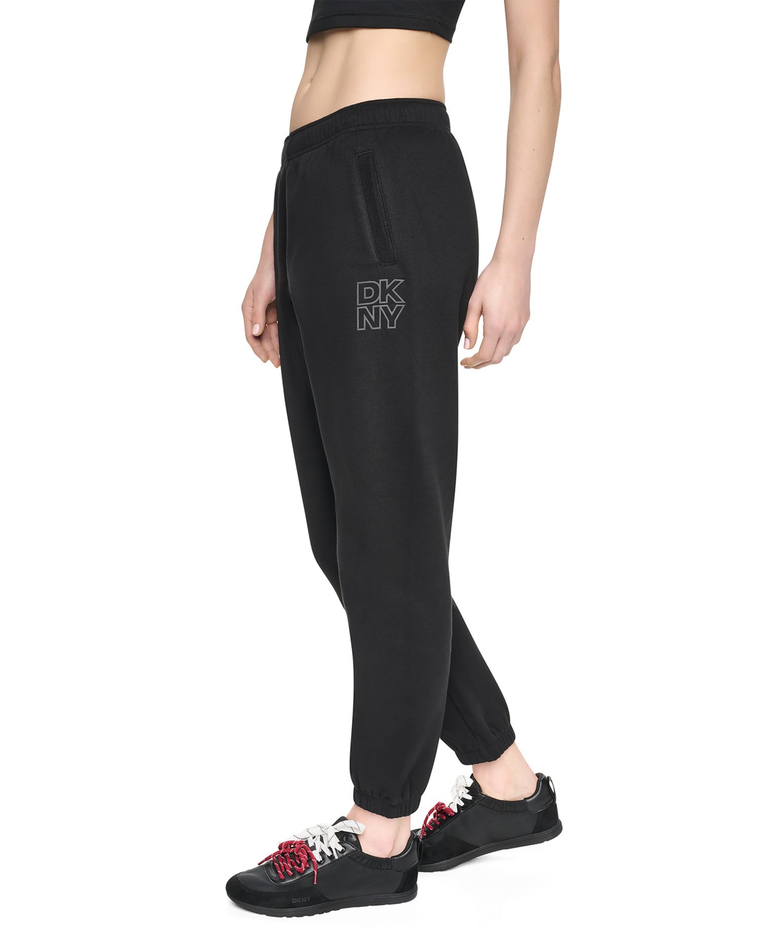 Women's Stacked Puff Outline Animal High-Rise Jogger Pants