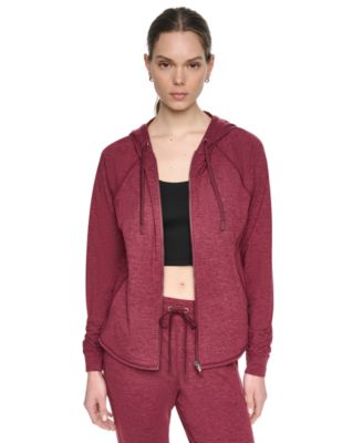 Women's Spacedye Full-Zip Long-Sleeve Hoodie