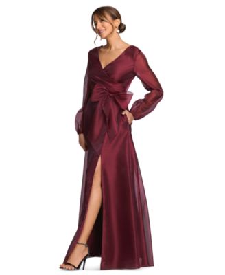 long sleeve formal dresses macy's Mother of the Bride or Groom x-sibling-handle:the-dreamer-square-neck-dress-golden