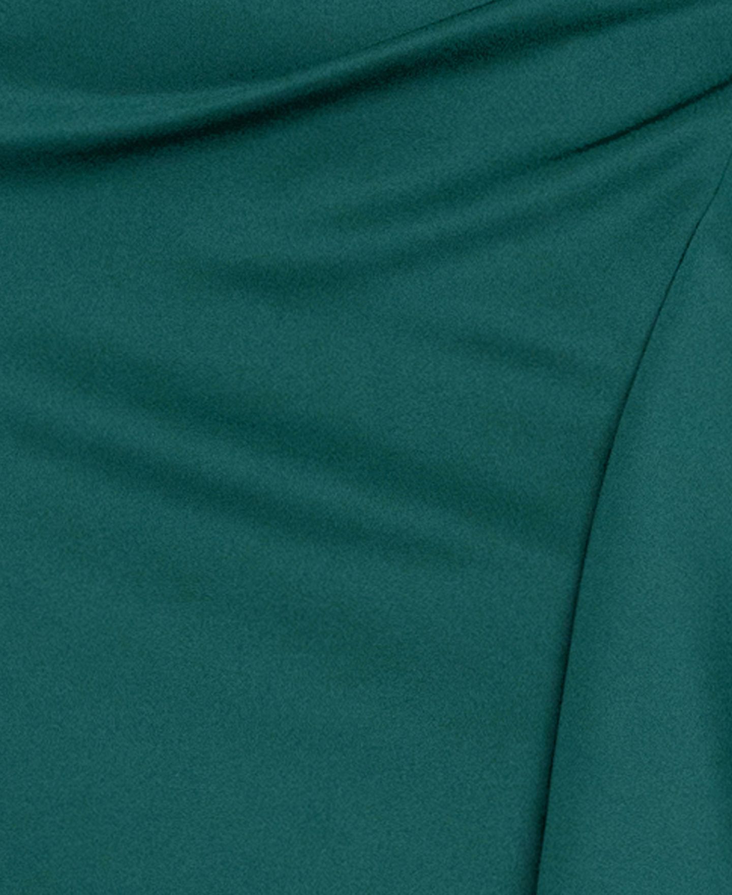 Женское платье XSCAPE Plus Sweetheart Neck Side Ruffle Off-The-Shoulder Long, цвет: Тёмно-зелёный — фото 6