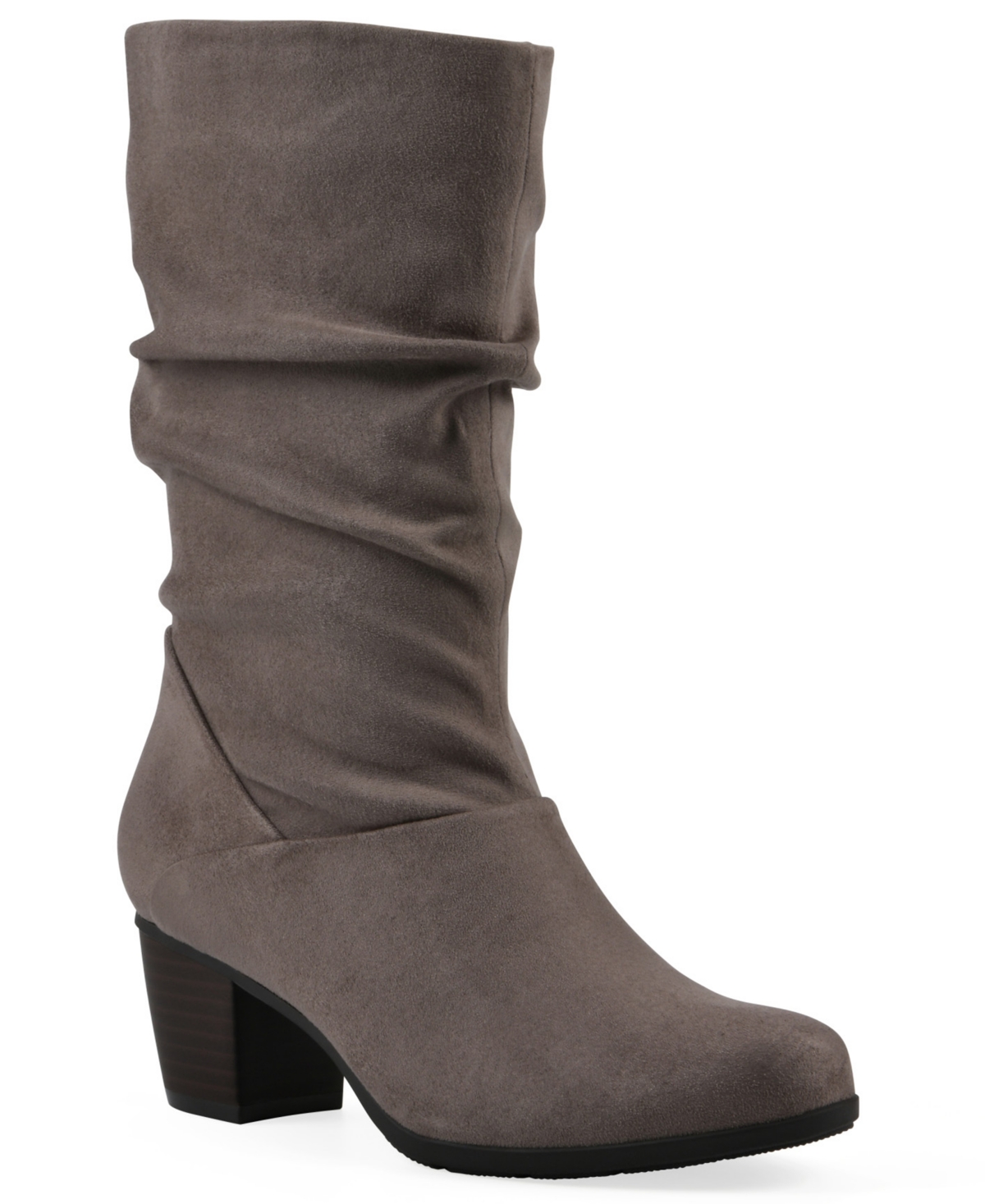 Cliffs By White Mountain Women's Angelie Mid Shaft Boot In Stone Fabric