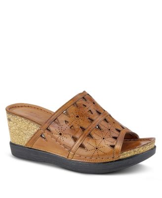 Women's Fusawedge Slip-On Sandal with Cork Sole