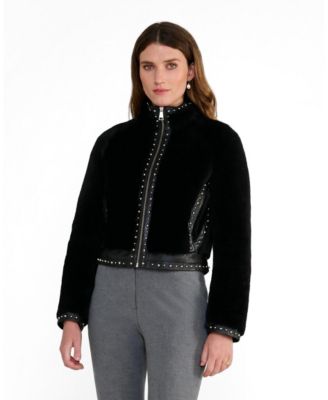 Women's Harper Studded Shearling Jacket