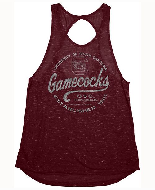 Blue 84 Women S South Carolina Gamecocks Confetti Twist Back Tank