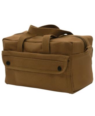 Military-Style Canvas Mechanic's Tool Bag - Garage Storage