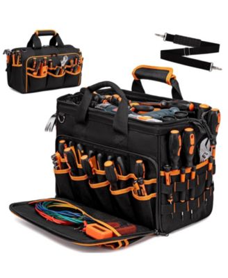 Electrician Tool Bag 46-Pocket Heavy Duty Foldable Organizer