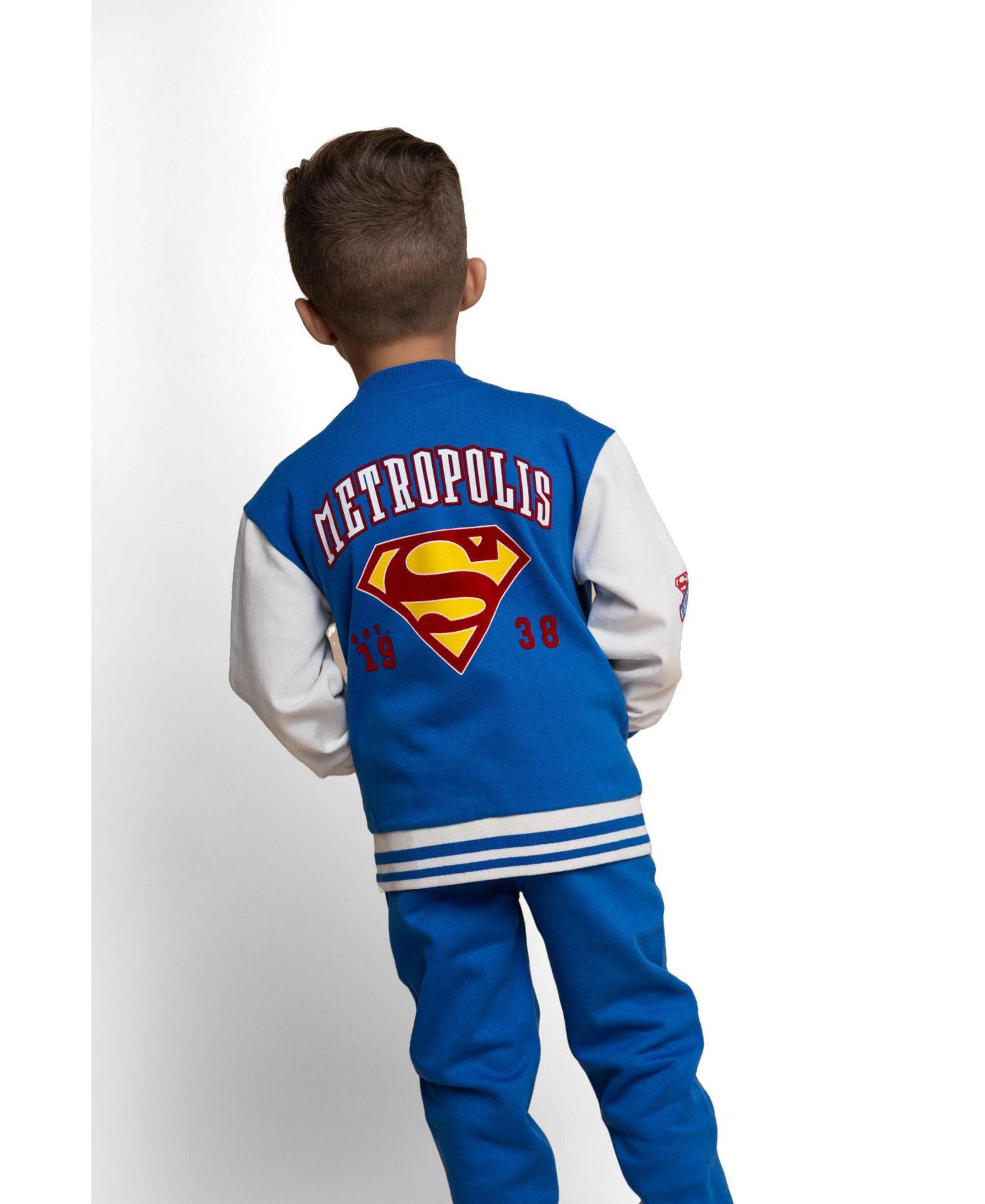 Boy's (5-16) Fleece Varsity Jacket and Pants Set
