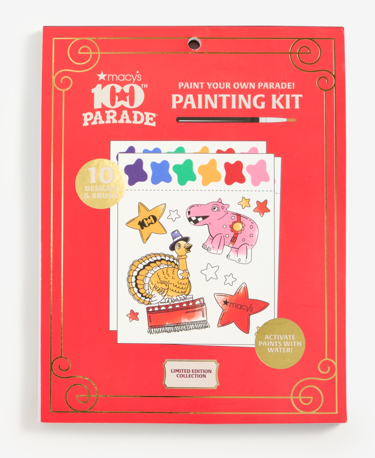 Macy's 100th Thanksgiving Day Parade Character Card-Painting Kit, Macy's Exclusive - Multi