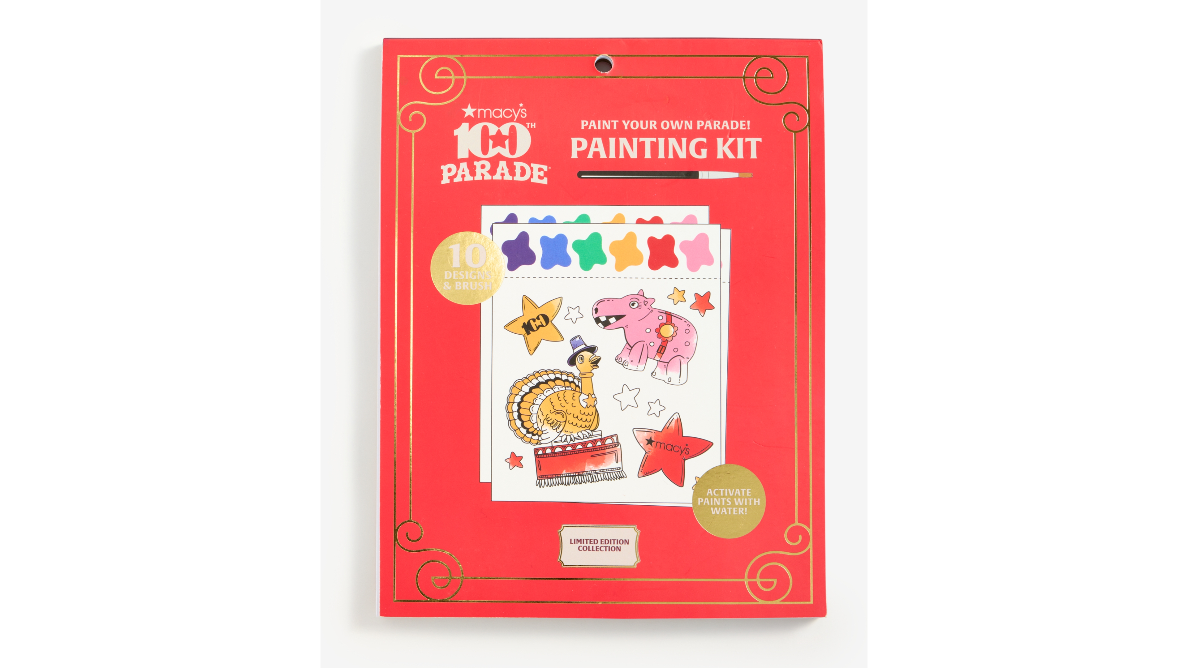 Macy's 100th Thanksgiving Day Parade Character Card-Painting Kit, Macy's Exclusive