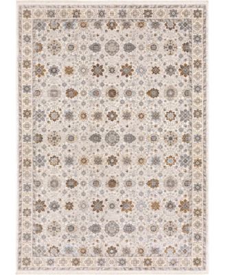 Maharaja 71W Ivory and Gold 3'3" x 5' Area Rug