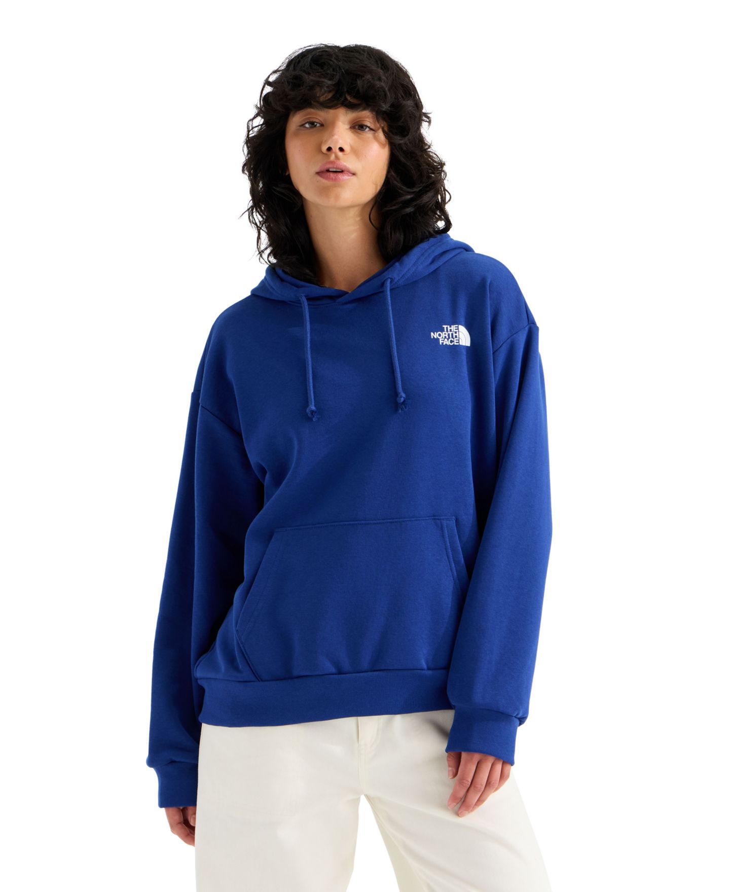Женское худи The North Face Oversized Graphic, цвет: Насыщенный синий — фото 1
