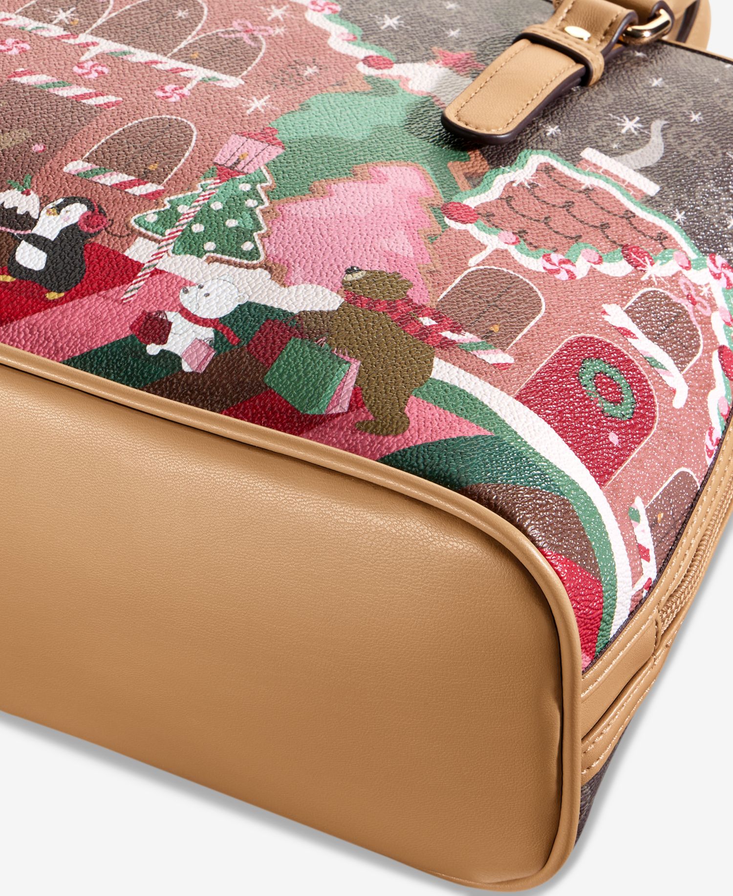 Gingerbread Bears Dome Satchel