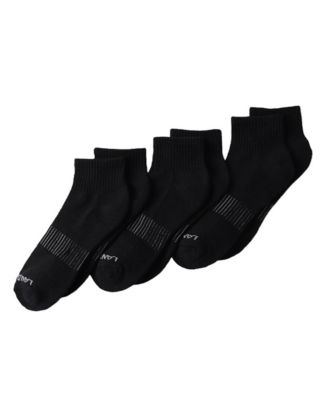 Men's Men s 3-Pack Half Cushion Sport Quarter Socks