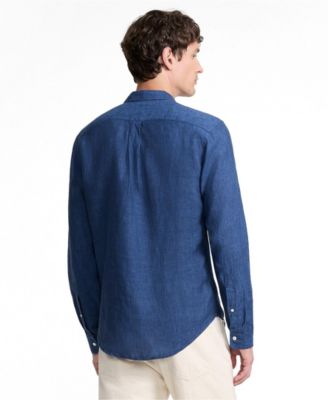 Men's Long Sleeve Linen Shirt