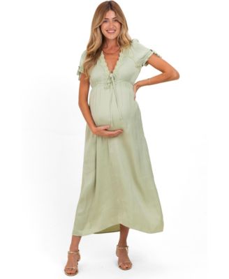 occasion dresses for pregnant ladies Maternity white lace dress girls