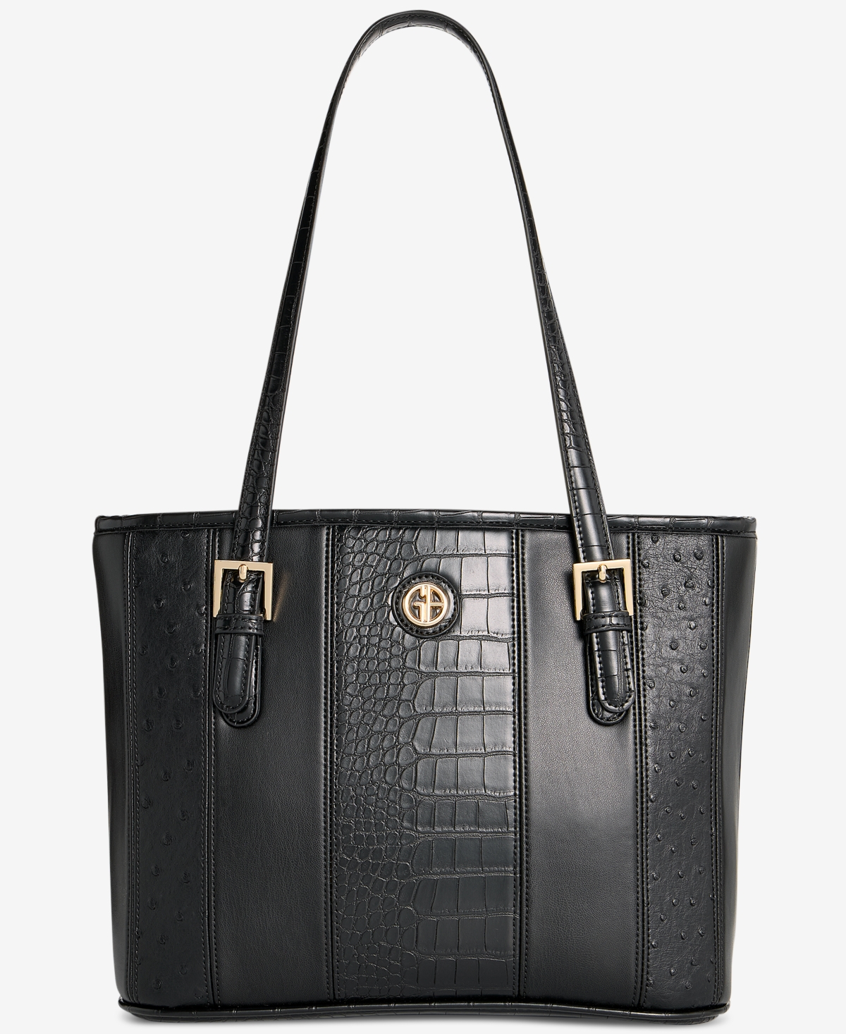Giani Bernini Mixed Media Tulip Tote, Macy's Exclusive