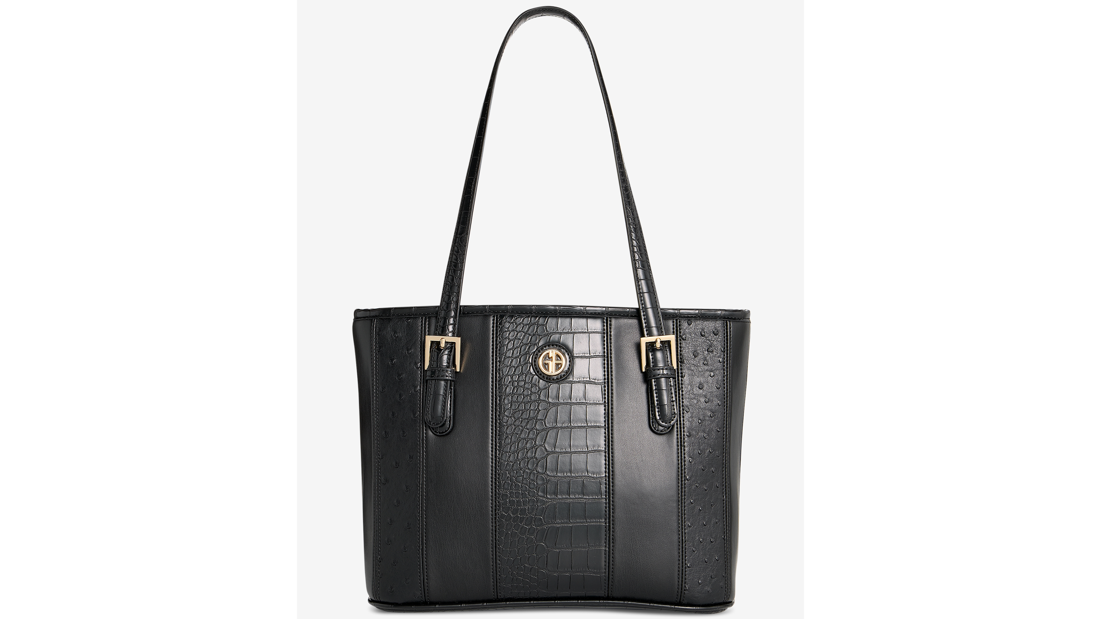 Giani Bernini Mixed Media Tulip Tote, Macy's Exclusive