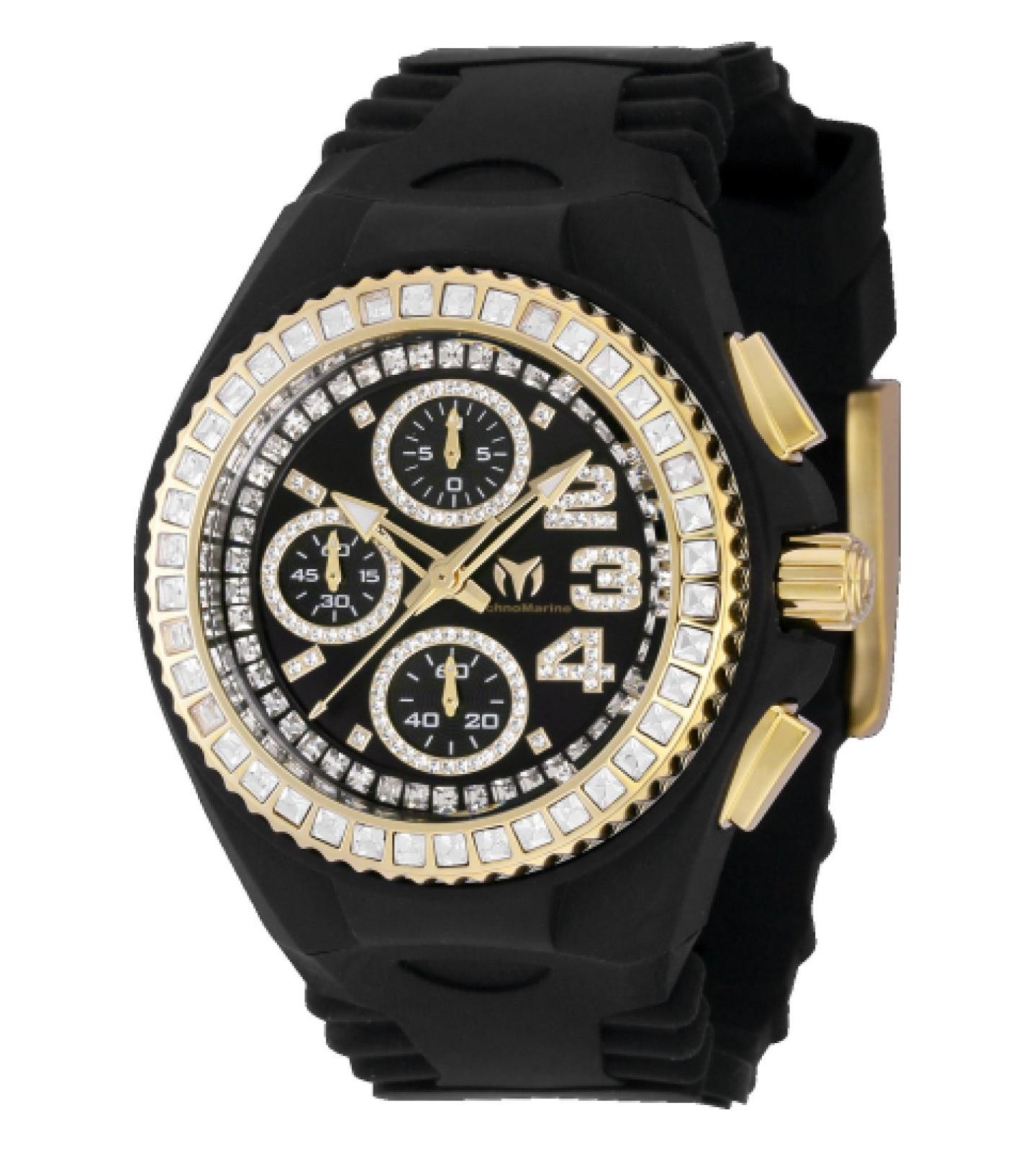 Женские часы TechnoMarine TM-121197 Cruise Quartz Chronograph Dial, цвет: Чёрный — фото 2