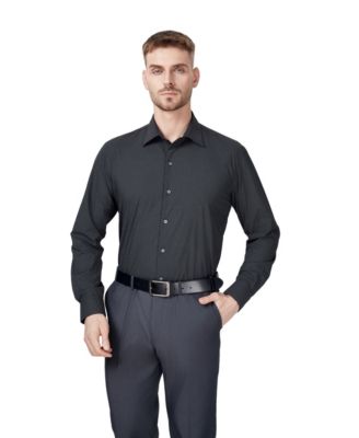 Men's Regular-Fit Micro Dot Dress Shirt