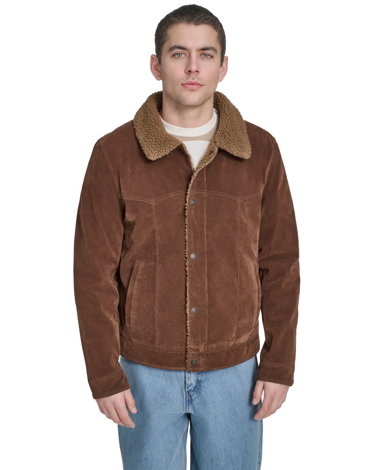 Men's Faux Shearling Rancher Jacket