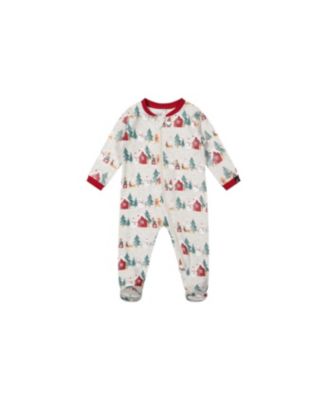 Baby Unisex (3M - 24M) Cotton One Piece Christmas Pajama