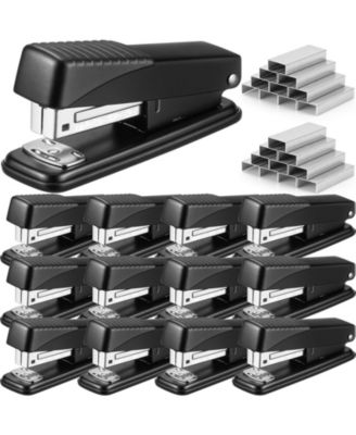 12 Pack Metal Desk Staplers Bulk With 12000 Staples 30 Sheet Capacity