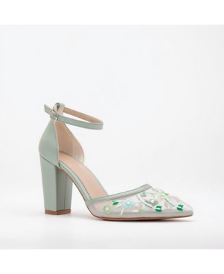 Forever & Always Women's Shoes Lorraine Floral Lace High Heels