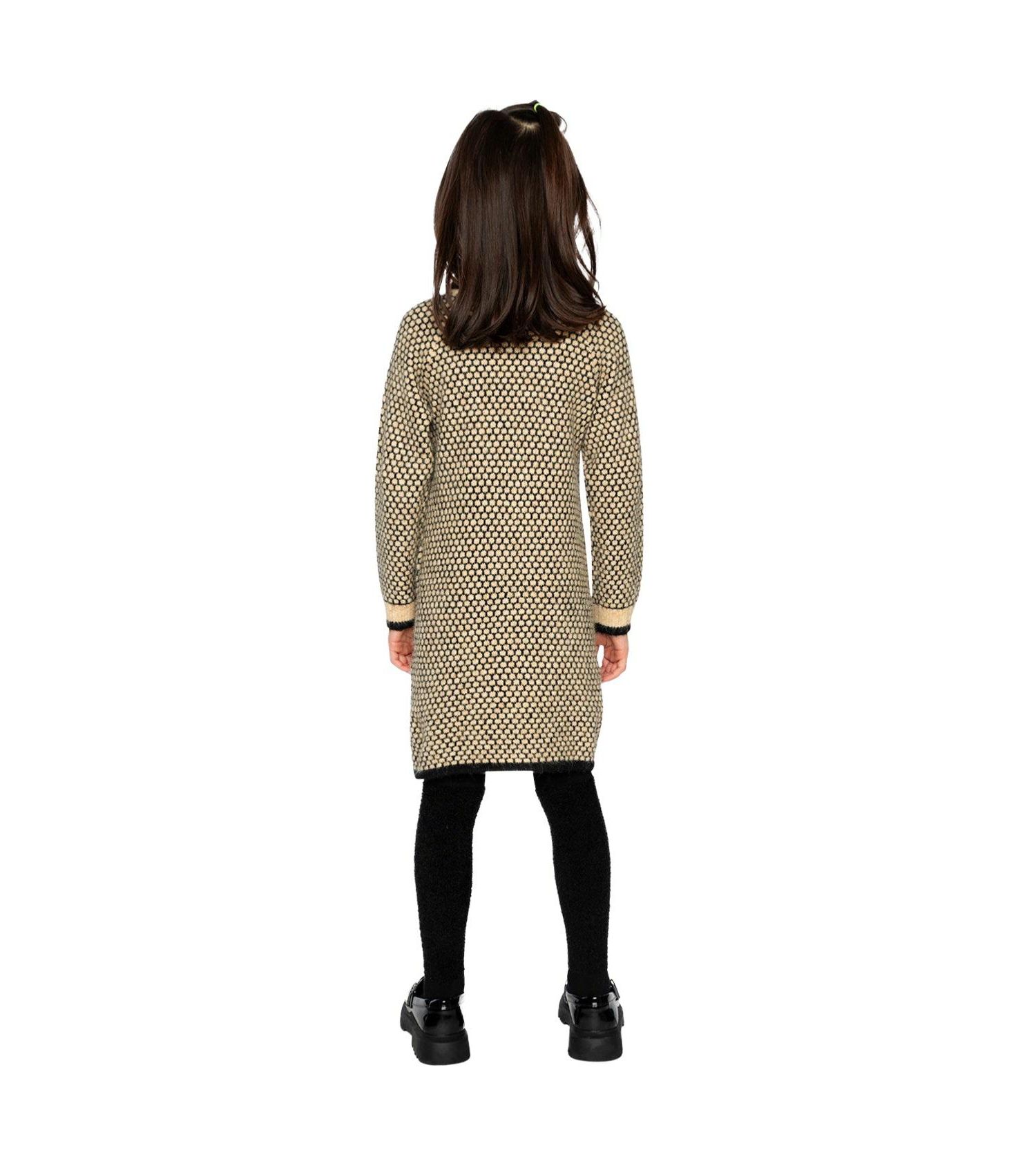 Little and Big Girl 6-14 Knit Dress with Collar
