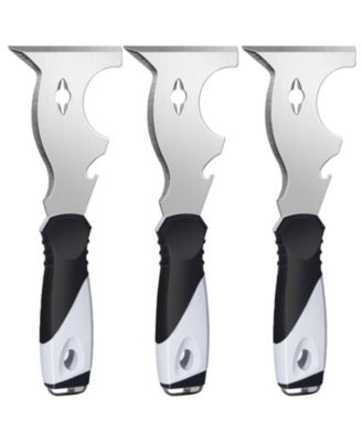 T Scraper 3 Pack Multi Tool Putty Knife Metal Hammer End
