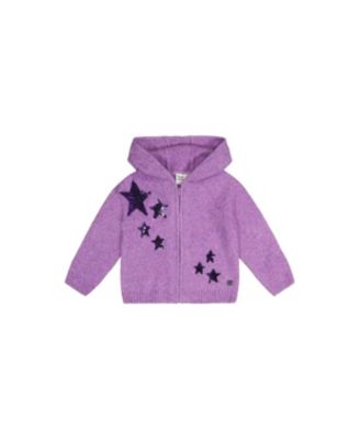 Toddler Girls (2T - 5T) Hooded Knitted Cardigan