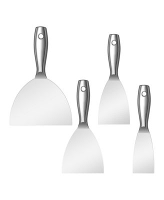 Stainless Steel Putty Scraper Set Drywall Tools set of 5