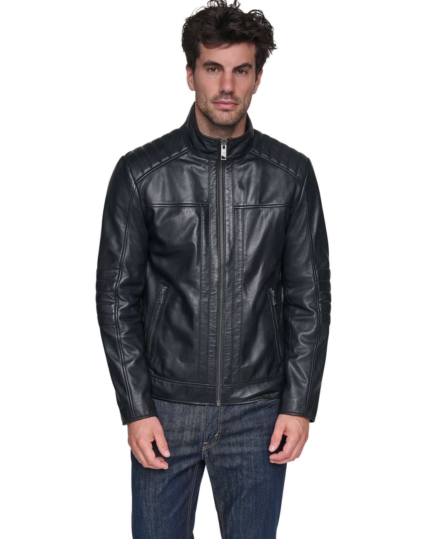Men's Aged Lamb Racer Jacket