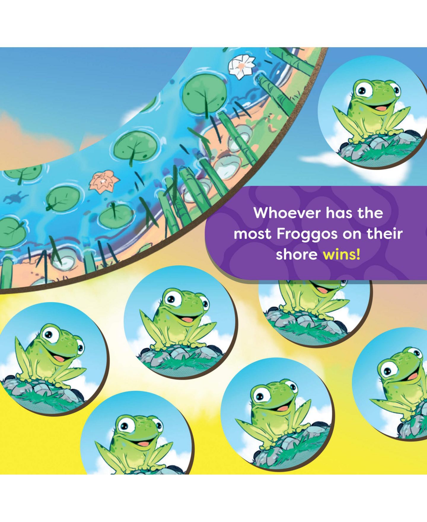 Детские игрушки Haba Froggos 100-Piece Dice Game, Ages 6+, цвет: Жёлтый — фото 4
