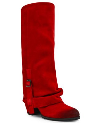 Women's Bozeman Cuffed Block Heel Tall Slouch Boots