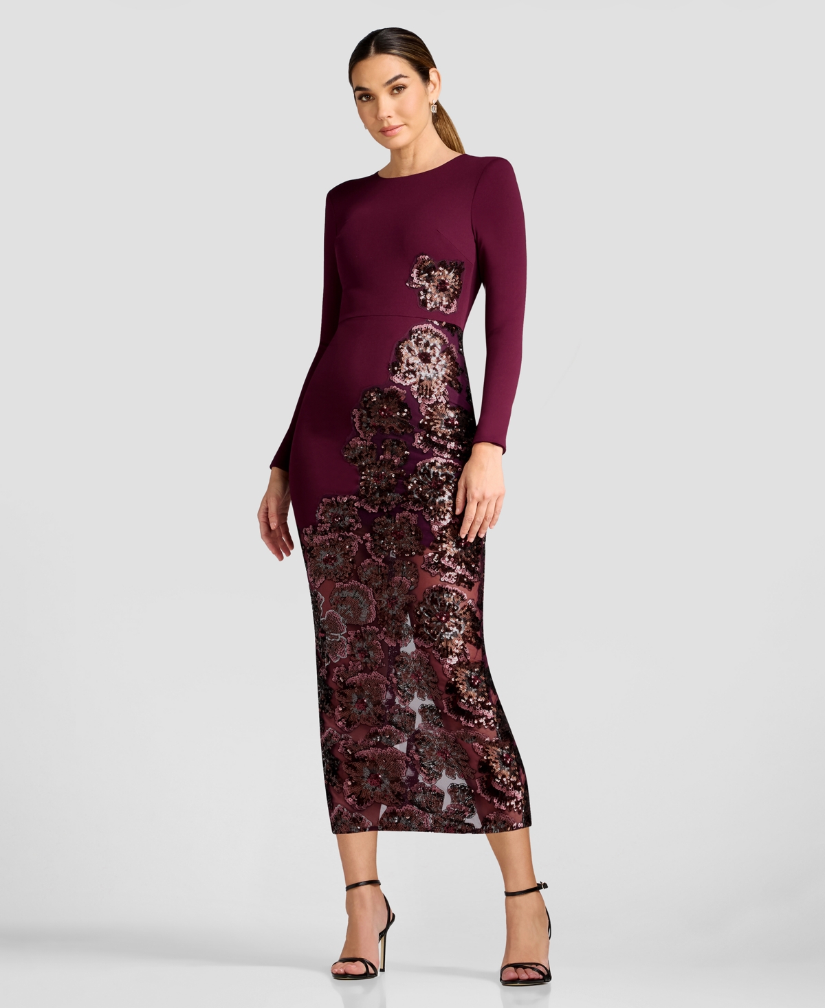 Dress the Population Women's Mara Bodycon Long Sleeve