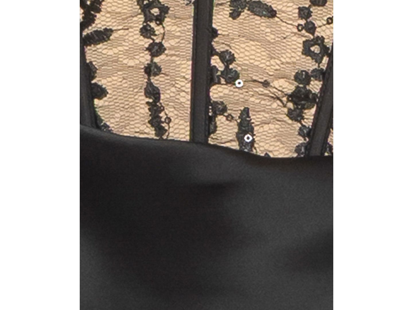 Женское платье Alex & Sophia Juniors' Strapless Lace Corset Midi, цвет: Чёрный — фото 5