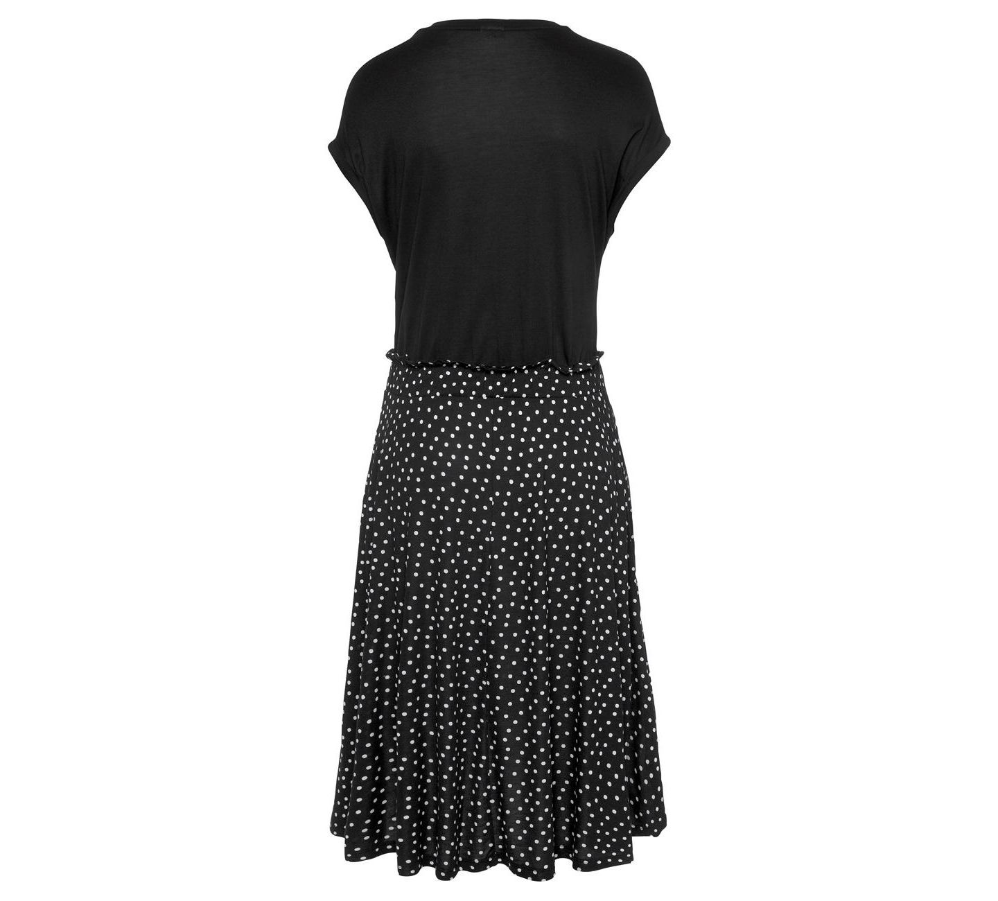 Женское платье LASCANA Viscose Polka-Dot Print 2-In-1 with Short — фото 6