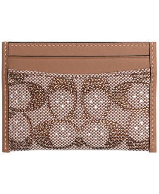 Essential Crystal Signature Jacquard Card Case